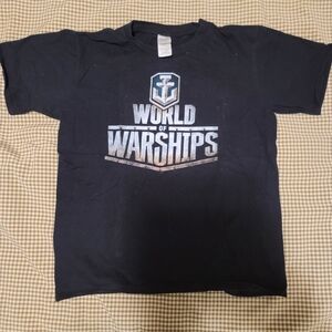 World Of Warships Men's Black Graphic Tee